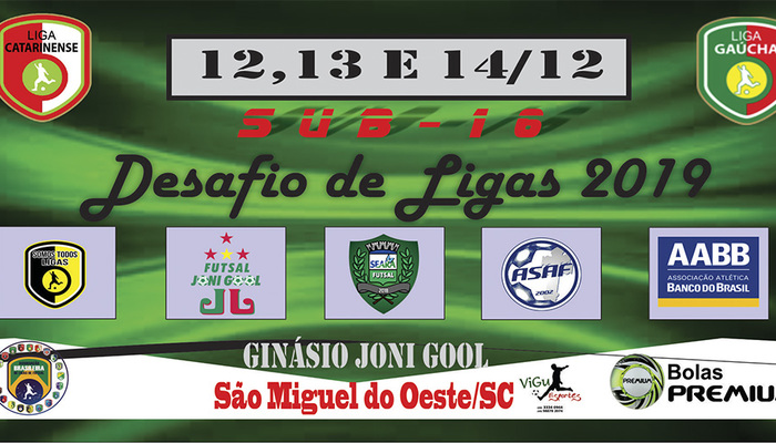 Desafio de ligas sub 16 novo