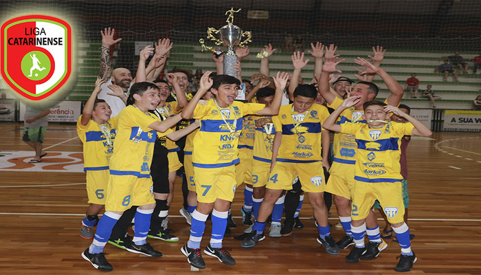 Lages futsal campe%c3%83o sub 14