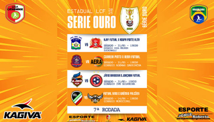 ESTADUAL LCF SÉRIE OURO CHEGA A SÉTIMA RODADA ESTADUAL LCF SÉRIE OURO CHEGA A SÉTIMA RODADA