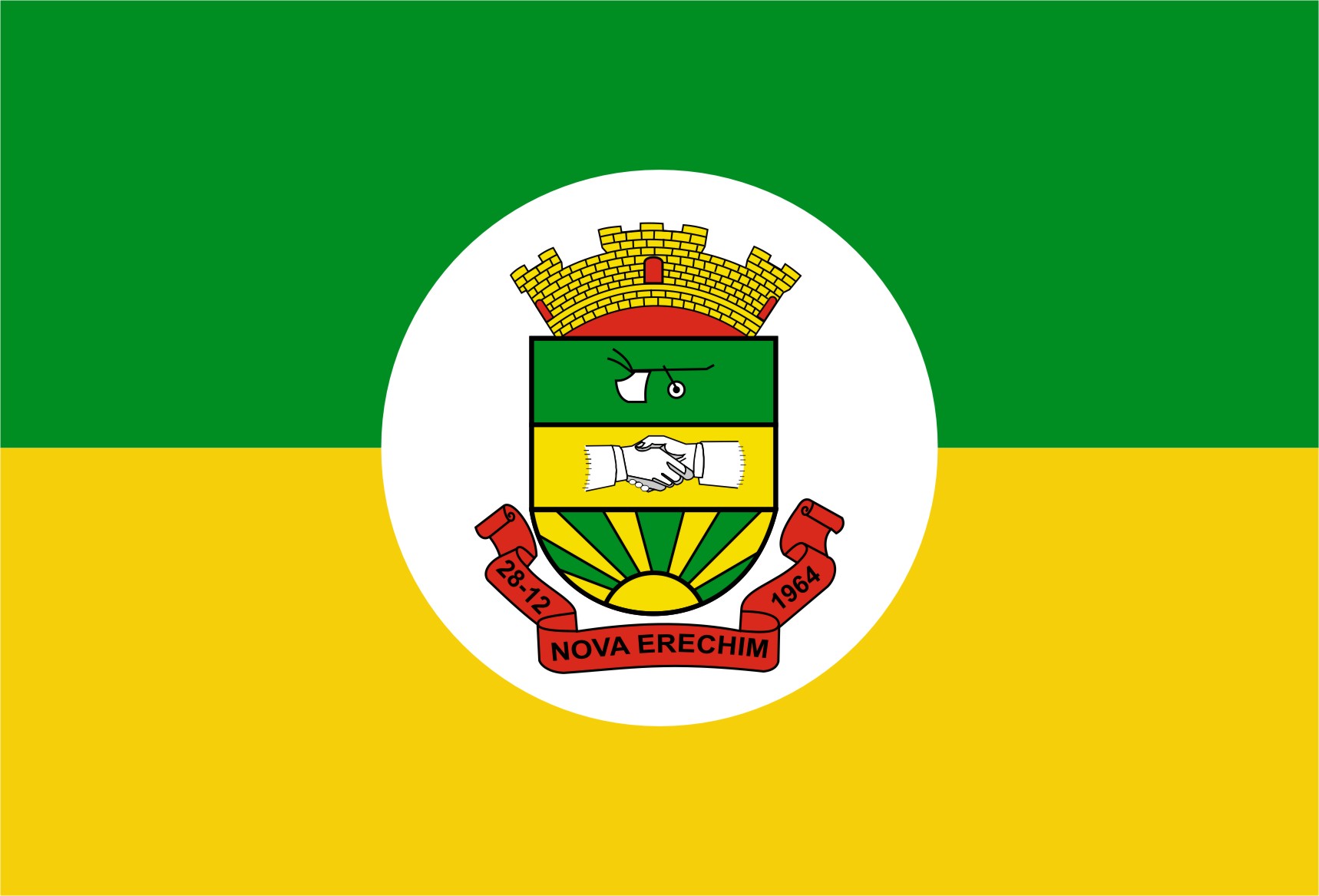 Bandeira de nova erechim