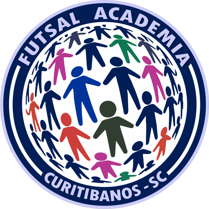 Futsal academia logo azul